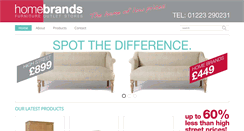 Desktop Screenshot of homebrands.co.uk